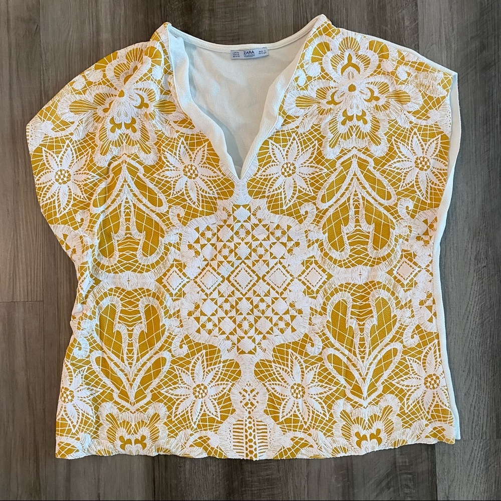 Zara Floral Blouse